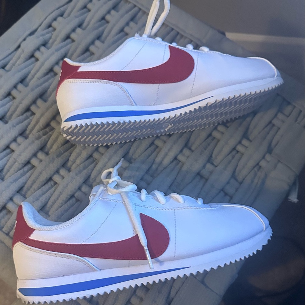 Nike Red and White Athletic Shoes